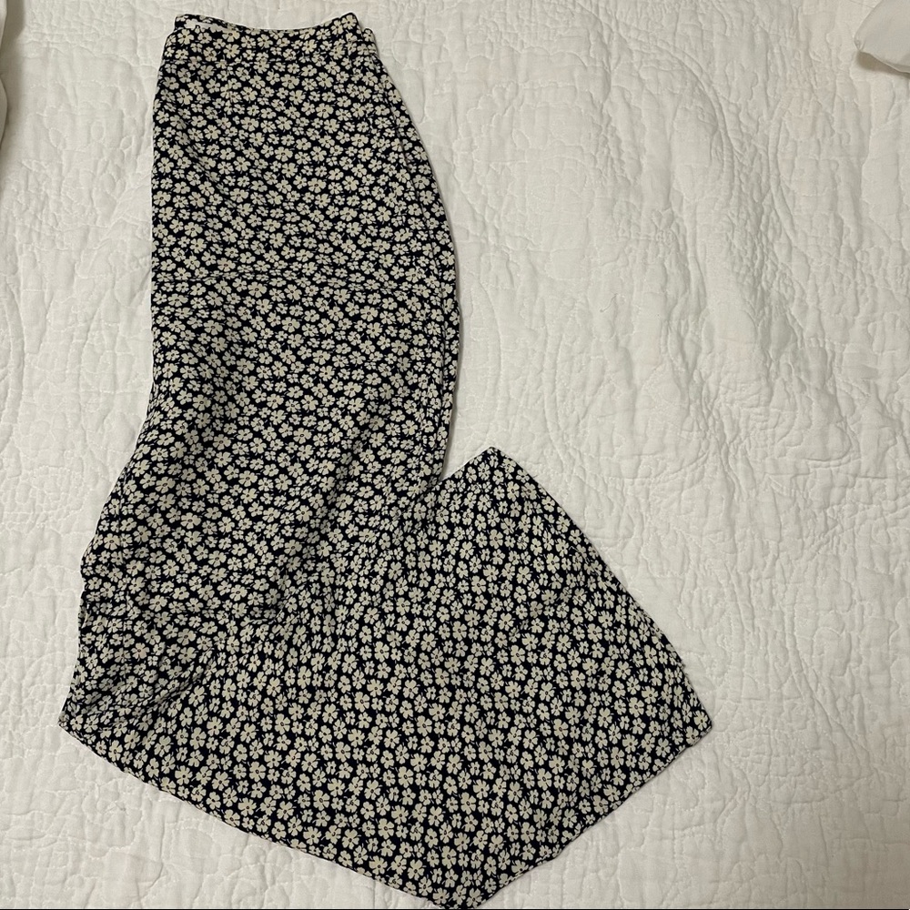 Reformation Floral Flowy Pants